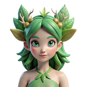 serene coastal Nymph, beautiful nature spirit, with Transparent Background 8K png
