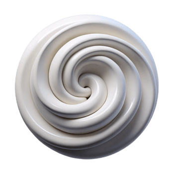 extraordinary contemporary Organic Swirl Design White Isolated Graphic high resolution png