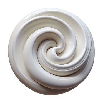 serene creative Organic Swirl Design White Isolated Graphic original png