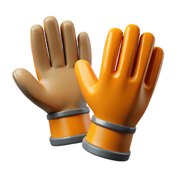 majestic notable Pair of work gloves with Transparent Background png