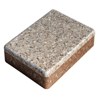 ethereal striking Granite countertop sample with Transparent Background elite png