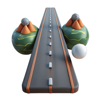 wonderful rustic Perspective Road Depth Illusion Transparent genuine png