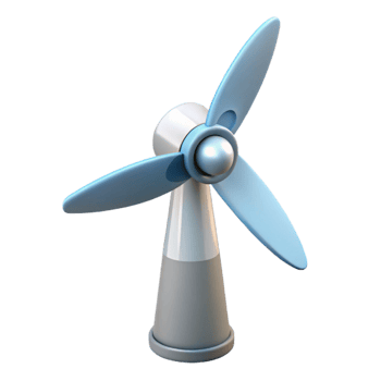 rare elegant Wind turbine blade with Transparent Background exclusive png