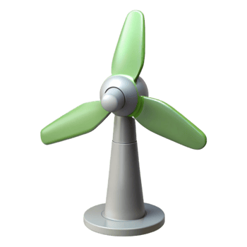 signature coastal Wind turbine blade with Transparent Background exclusive png