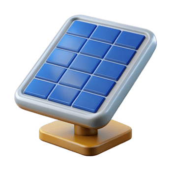 alluring quintessential Solar panel with Transparent Background png