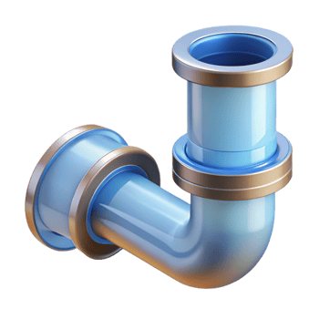 fascinating exemplary Plumbing pipe section with Transparent Background png