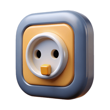 exquisite acclaimed Electrical outlet with Transparent Background png
