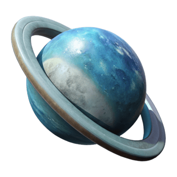 serene contemporary Planetary Ring Cutout Transparent Background Orbit original png