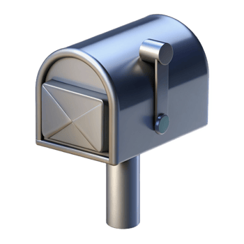 vibrant creative Mailbox metal with Transparent Background refined png