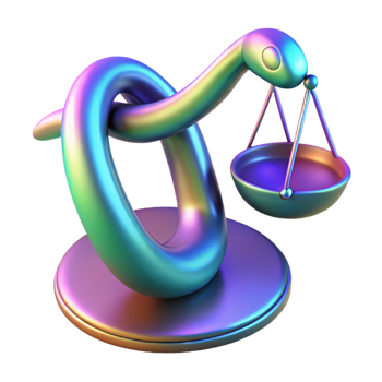 striking vintage Hyper-specific professional render of a single Gorgon's scale, iridescent and textured, isolated cutout with Transparent Background high resolution png