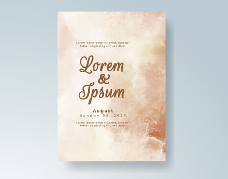 Vintage script meets watercolor brushstrokes. vector