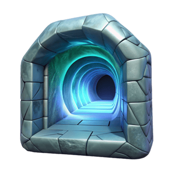 beautiful classic Quantum Tunnel Transparent Background Isolated Element png
