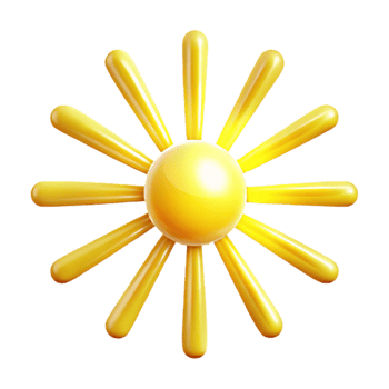 beautiful abstract Radiant Light Beams Yellow Cutout high resolution png