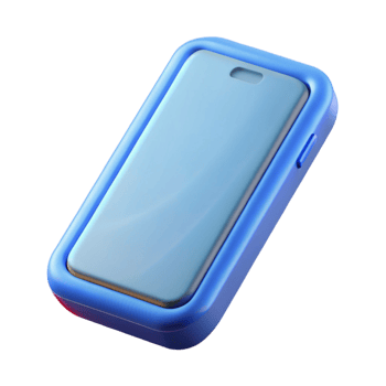 picturesque intense renaissance A single, floating mobile phone icon with Transparent Background perfect clarity png