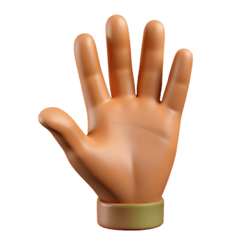 stunning artistic Realistic Hand Cutout with Open Palm and Detailed Fingers genuine png