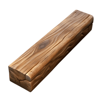 whimsical breathtaking Wooden beam rustic texture, with Transparent Background exclusive png