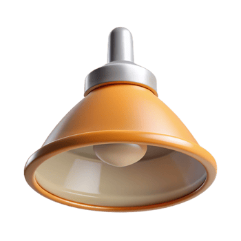 coveted victorian Photorealistic, hyper-specific isolated cutout of a single, recessed ceiling light fixture with Transparent Background artisan png