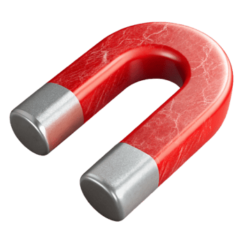 dramatic traditional Red Magnetic Force Lines Cutout high resolution png