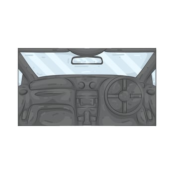 Illustration of Dashboard vector