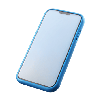 inspired minimalist Smartphone mockup with blank screen with Transparent Background 8K png