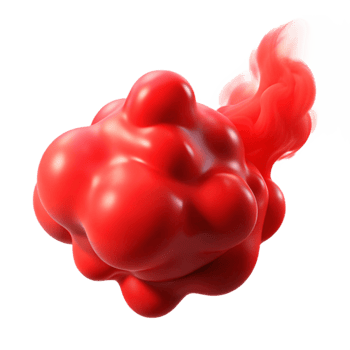 stunning contemporary Red Smoke Wisp Cutout with Delicate Structure exclusive png