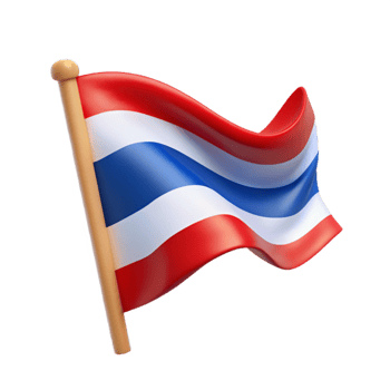 wonderful rustic Rippling Flag Cutout Red White and Blue Transparent Background high quality png