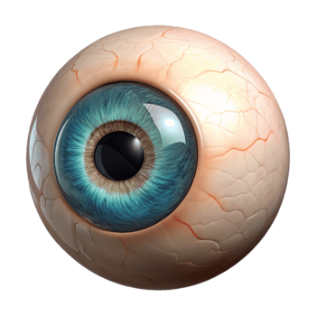 magnificent tranquil creative Hyper-specific professional render of a single human eye with intricate details of the iris and pupil Isolated cutout with Transparent Background ultra HD png