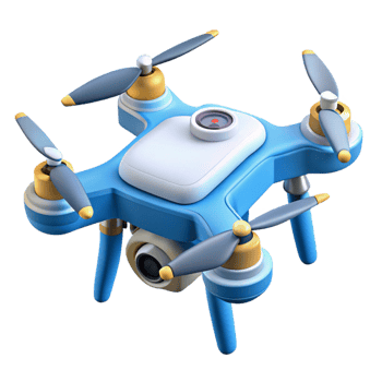 fascinating harmonious contemporary Drone, quadcopter, aerial photography with Transparent Background handcrafted png