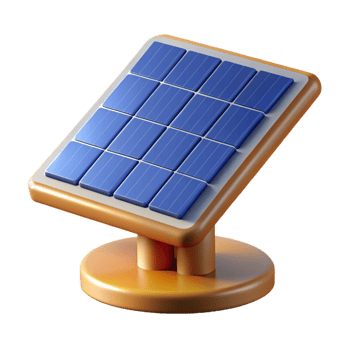 breathtaking playful artistic Solar panel with photovoltaic cells with Transparent Background top-tier png