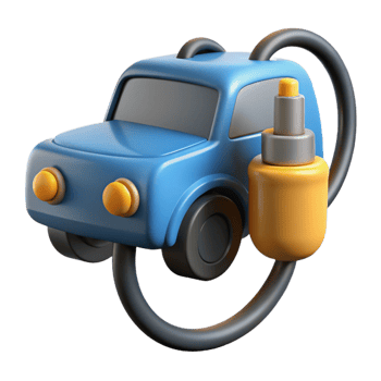 alluring quintessential Electric car charging plug with Transparent Background png