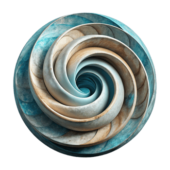 extraordinary modern Rotating Circular Shapes Abstract Art Transparent Background png
