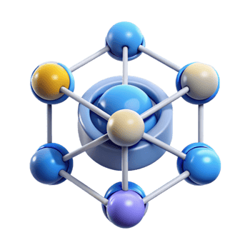magnificent whimsical industrial Big data, network connections visualization with Transparent Background perfect clarity png