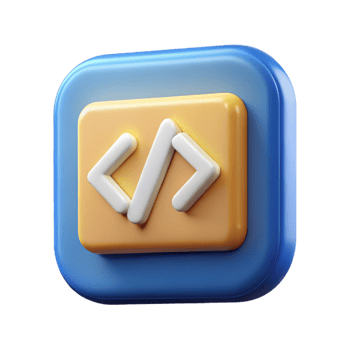 dramatic tranquil tropical Software development code icon with Transparent Background top-tier png