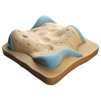 stunning modern Sandy Beach Cutout Golden Sand Texture Isolated original png