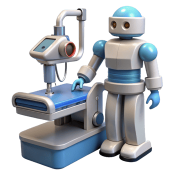 immaculate remarkable Surgical robot, medical technology with Transparent Background png