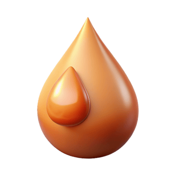 remarkable traditional Hyper-specific, concept art style, isolated cutout of a single drop of Phoenix tears with Transparent Background expertly shot png