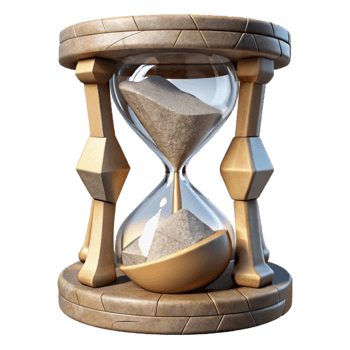 stunning artistic Shattered Hourglass Transparent Background Sand Texture original png