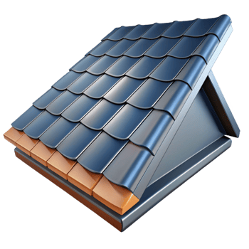 acclaimed baroque Roof shingle asphalt material, with Transparent Background detailed png