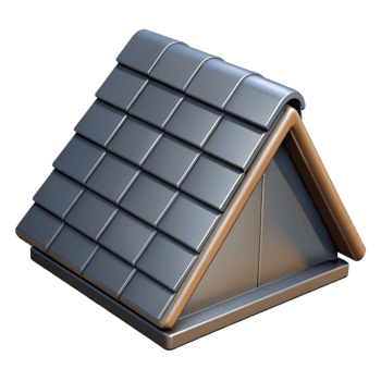 spectacular harmonious gothic Roof shingle asphalt material, with Transparent Background luxury png