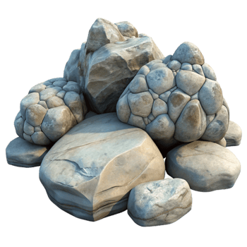 dramatic artistic Shifting Tides Isolated Coastal Rocks at Low Tide exclusive png