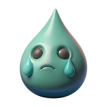 passionate gorgeous Hyper-specific, concept art style, photorealistic render of a single tear from a weeping dryad with Transparent Background perfect clarity png