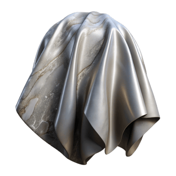 elegant modern Side View Translucent Cloth Merging with Stone Isolated exclusive png
