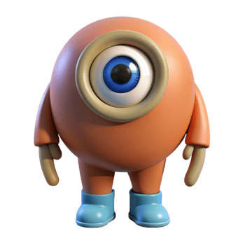majestic acclaimed Cyclops, one-eyed giant with Transparent Background png
