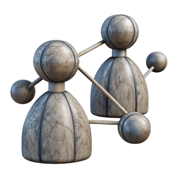 wonderful modern Silhouette Figures Linked by Lines Isolated Cutout exclusive png