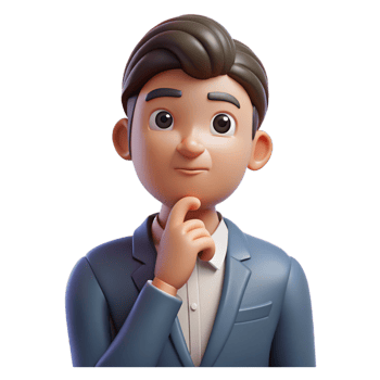 dramatic dramatic Portrait of a thinking teacher, with Transparent Background impeccable png