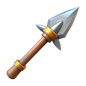 notable impressionist Odin's spear, Gungnir with Transparent Background museum quality png