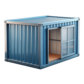captivating creative Shipping container home corner detail, with Transparent Background luxury png