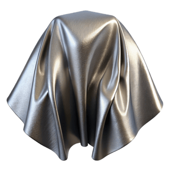 magnificent abstract Silver Metallic Fabric Textured Surface Cutout genuine png