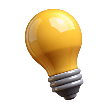 intense splendid Concept art style, ultra-detailed, isolated cutout of a single, stylized, lightbulb filament with Transparent Background handcrafted png