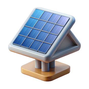 alluring art deco Concept art style, isolated cutout of a kinetic facade panel that generates solar energy with Transparent Background studio quality png